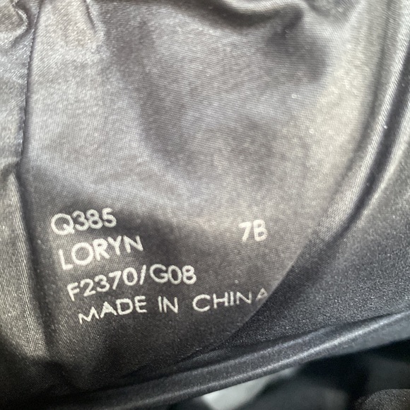 Coach Loryn Black Winter Boots - Quilted/Insulated with High Heels Size 7B - Picture 8 of 11